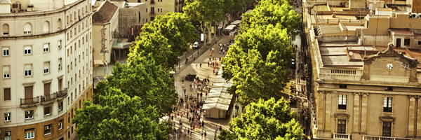Ulica La Rambla, Barcelona